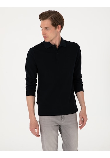 Pierre Cardin Erkek Sweatshirt - Siyah 50314048-VR046