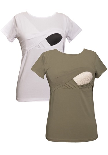 Luvmabelly Myra2516 2505 Emzirme Tshirt Seti-haki