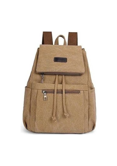 Tongxida Bayanlar Sırt Çantası Retro Haki Unadvv Tuval Sırt Çantası Kadınlar İçin Haki