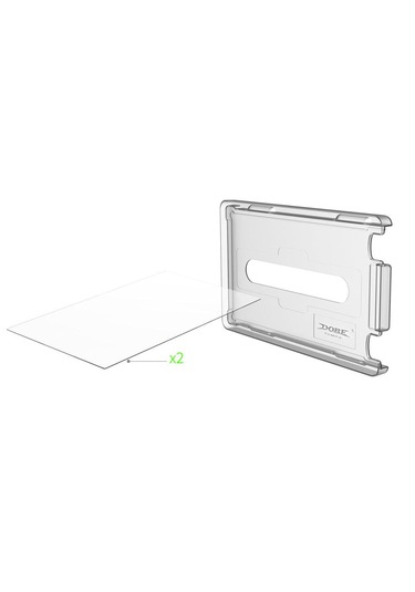 Nintendo Switch Oled Temperli Cam Ekran Koruyucu+ Takma Aparatı İ