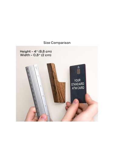 Wezone Ahşap Duvar Takımı 4 Adet - Kuru Ceviz Tonlu Gardırop Kanca Modern Köy Stili Duvar Dekoru Giriş Kapısı实用 Askı