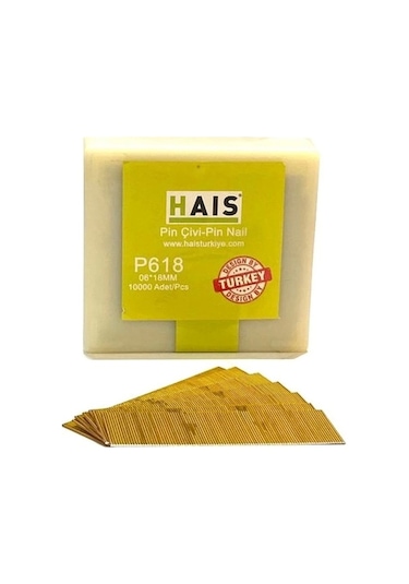 Hais Pin Kıl Çivi 06 18 Mm Koli 48 Paket