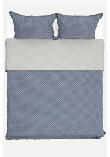 Koza Home Malea Lacivert Çift Kişilik Yatak Örtüsü 230x250 2 Yastık 50x70 5 Lacivert