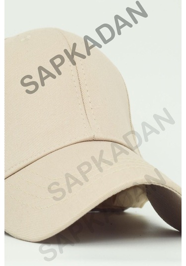 Şapkadan Unisex Ayarlanabilir Koyu Bej Spor Basic Şapka 45645dr56775 Açık Bej