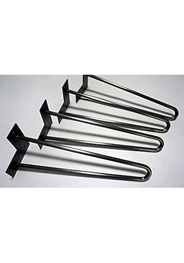 İlgitrafik Metal Firkete Ayak Masa Orta Sehpa Zigon Sehpa Kütük Ayak 4 Adet (345608842)