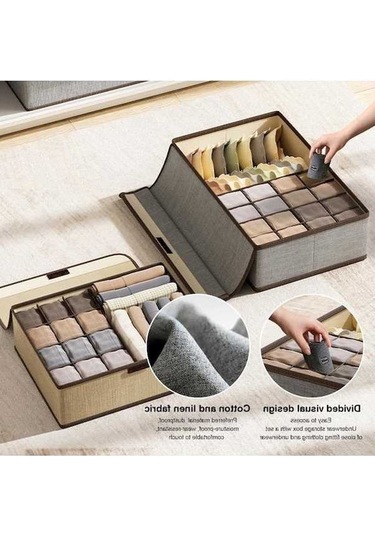 Novahub Yeşil Katlanır Çekmece Organizatör 17 Grids Elbise Saklama Yeşil