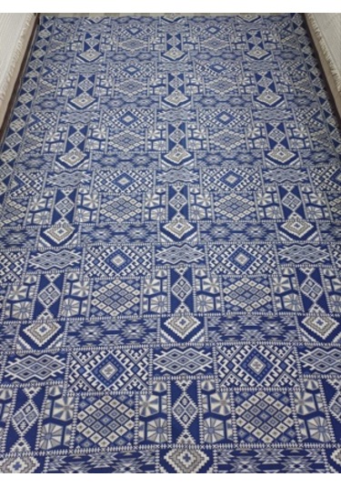 Savan Dokuma Halı Örtüsü 6m² 200 300 Kale Mavi