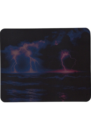 Şimşek Desenli 40x 28 Cm Gamepad Kaymaz Taban Optik Bilgisayar Oyuncu Gaming Mouse Pad Mausepad