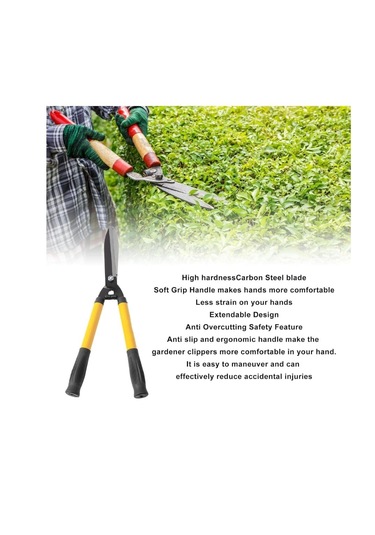 Çim Çit Kesme Dal Budama Çimen Makası 55 Cm