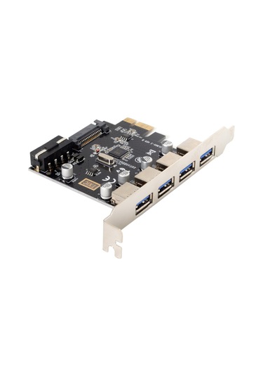 Cbtx 4 Port PCI-E USB 3.0 Hub PCI Express Genişletme Kartı Adaptörü