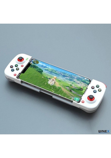 Winex Bluetooth Teleskopik Gamepad Joystick Beyaz