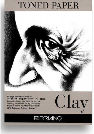 Fabriano Toned Paper Eskiz Çizim Defteri Kil Rengi 120 G A4