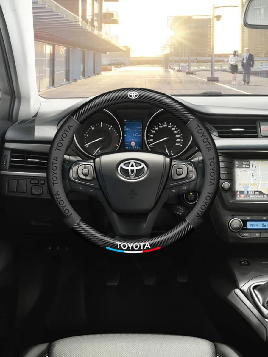 Kitsy Toyota Corolla Camry Land Cruiser İçin Direksiyon Kılıfı 302381032 Siyah