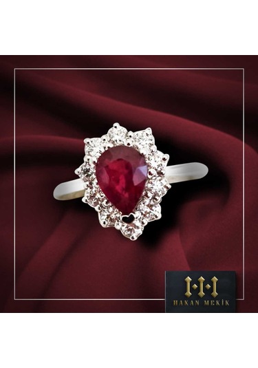 Hakan Mekik Jewelry Dream Serisi Pırlanta Yakut Yüzük