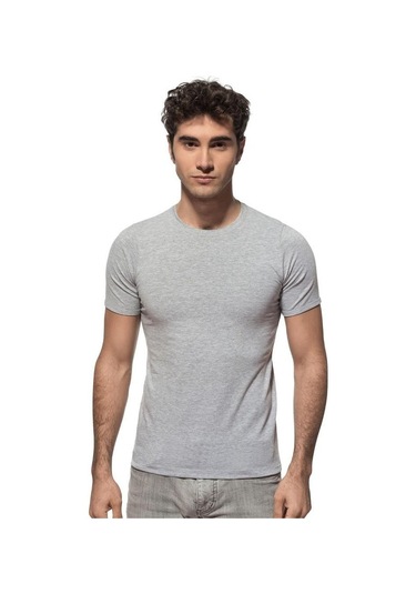 Özkan Erkek Kısa Kol Kapalı Yaka Penye Likralı Fanila Atlet 0265
