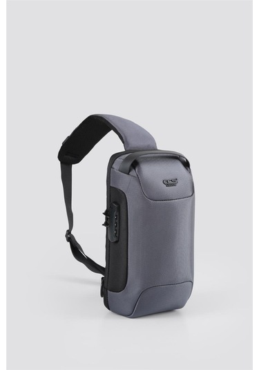 Ççs 51463 Tek Askılı Çapraz Çanta Gri