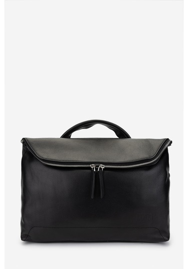 Valmenti Erkek Hakiki Deri Siyah Evrak Çantası 147 T5268-v Erk Canta Y24 Sıyah Arsl Siyah