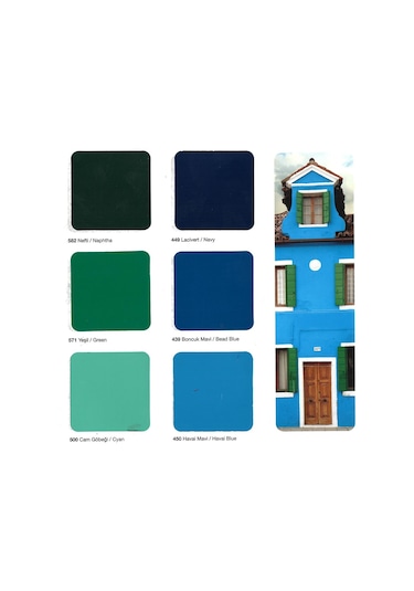 Polisan Primera Sentetik Parlak Yağlı Boya 0,75 Lt Tüm Renkler 0.75 Litre-Cam Göbeği-500