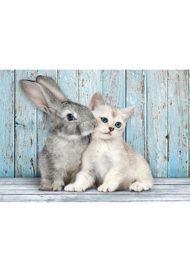 Clementoni 500 Parça Cat & Bunny Puzzle