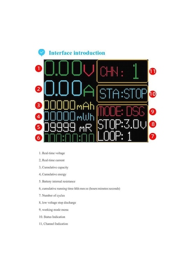 Tongxida 18650 Pil Kapasite Ölçer Cihazı, Direnç Test Modülü, Çift Type-c Arayüz, Dahili Dijital Pil Gücü Dedektörü
