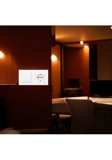 Viko Karre Beyaz 2'li Set Anahtar Ve Topraklı Priz Set