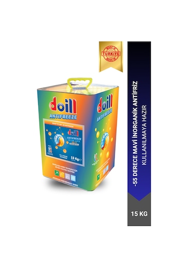 -55 / -56 Derece Hazır Karışım 15 Kg Litre Mavi Antifriz - G11 Üretim Yılı:2025 Mavi