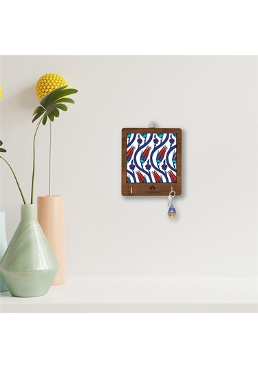 Anadoliamağazacılık Çini Serisi Lale Seramik Dekoratif Askılık Diğer