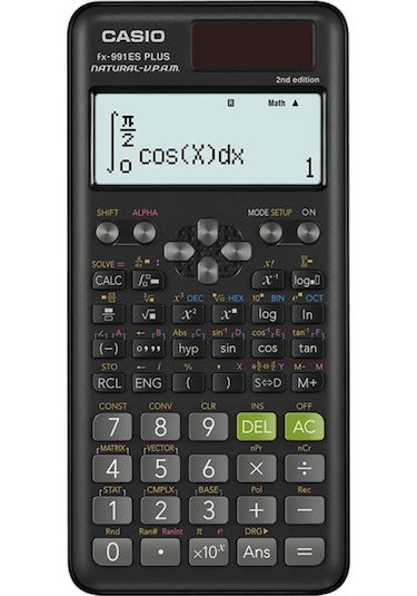 Casio FX-991ES Plus 2. Versiyon Bilimsel Fonksiyonlu Hesap Makinesi
