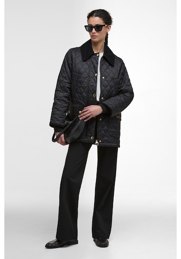 Barbour Modern Beadnell Kapitone Ceket Bk91 Black/classic Siyah