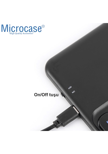 Microcase Samsung S11 Ultra 14.6 İnch Tablet İçin Tablet Bluetooth Touchpad Klavye 28 Cm Tr Sticker + Tablet Standı - Al2756 Tablet Tutucu