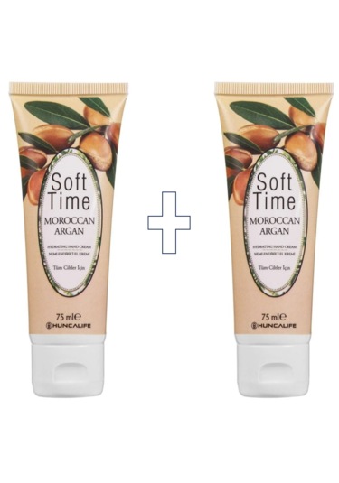 Soft Time Argan Yağlı Gençleştirici 2 Adet El Kremi 75 Ml Argan