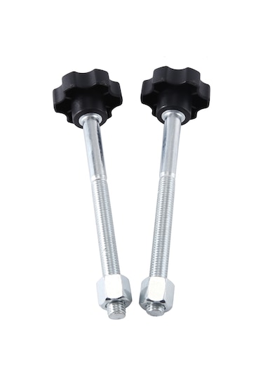 Nayomiglow Ahşap Kapı Açacağı Vida Yuvası Makinesi Aksesuarları Kelepçe Ayağı Büyük Vida 1 Çift 18x7x5cm