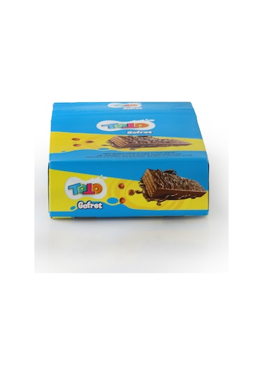 Toto Sütlü Çikolata Kaplamalı Fındık Kremalı Gofret 26 Gr. 24 Adet 1 Kutu