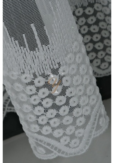 8p9442 - 12p9442 Tül Perde V-fikse Ekru