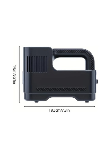 Kablolu-a Taşınabilir Hava Kompresörü Pompası, Kablolu Dijital Lastik Şişirme, Araba Hava Pompası, Araba Motosiklet Led Işıkları Lastik Şişirme