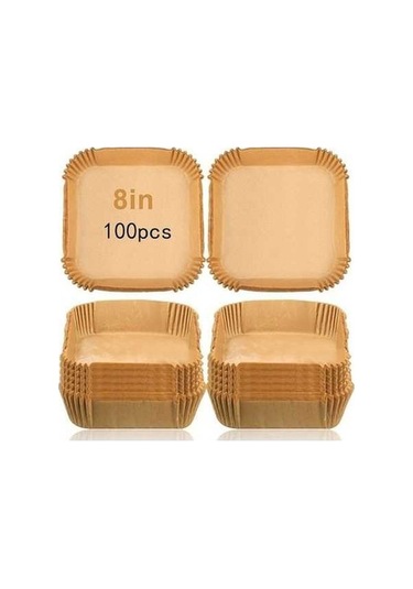Ulzyvf Createtech Yağ Silikon Sarı Kare Kağıt Kağıdı Hava Fritöz Ambition 20cm Açık 100 G - 20'li Paket Açık Sarı Açık Sarı