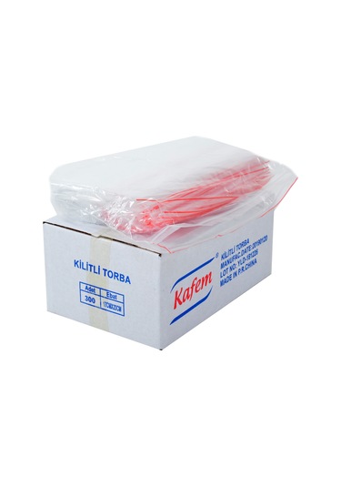 17 X 23 Cm Kilitli Poşet / Naylon Torba 300 Adet - Kafem