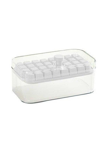 Besthome1 32 Adet Buz Kübük Molds, Basma Kapağı, Kolay Çıkarma, Ev & Ofis Pratik Buz Depolama Çok Renkli