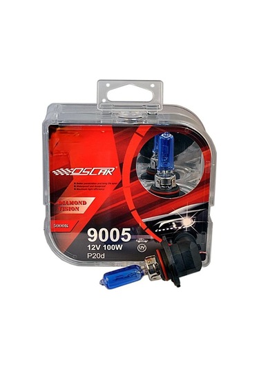 Oscar 9005 Ampul 100W 5000K Beyaz Işık Diamond Vision 2'li OSN-2026