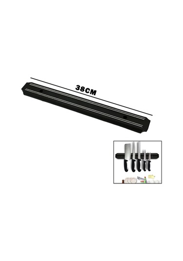 38cm Mıknatıslı Bıçak - Makas Askısı Vidalı Montaj Çok Renkli