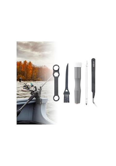 Suntek Balıkçılık Reel Alet Seti Baitcasting Reel Tuzlu Su