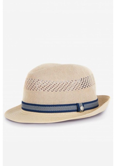 Barbour Craster Trilby Fötr Şapka Be11 Ecru Ekru