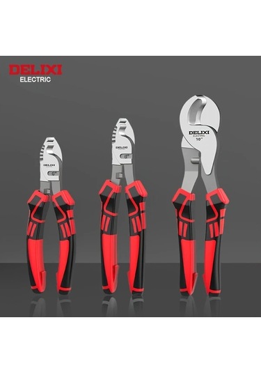 Dashanshop Delixi 8 Inç Çelik Tel Kesici Yalıtımlı Pens