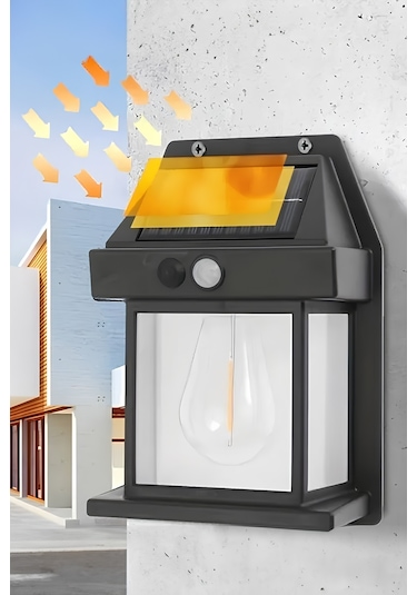 Mobee 4 Adet 2025 Model Suya Dayanıklı Harekete Duyarlı Güneş Enerjili Solar Led Dış Mekan Bahçe Lambası