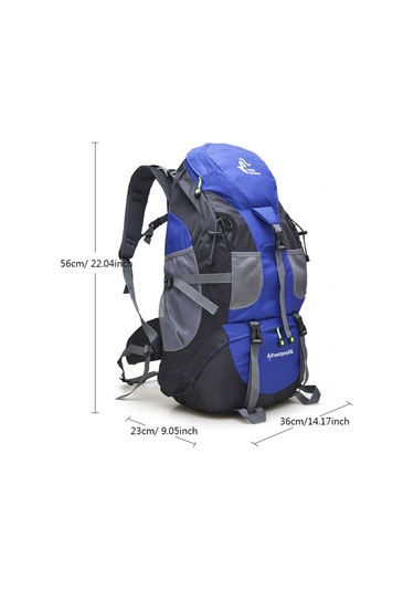 Hombey Açık Hava Çantası 50l Yürüyüş Sırt Çantası Suya Dayanıklı Kamp Sırt Çantası Sırt Çantası Seyahat T Kırmızı