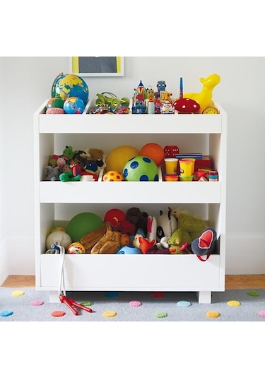 Sima Mdf Montessori Oyuncak Dolabı Beyaz