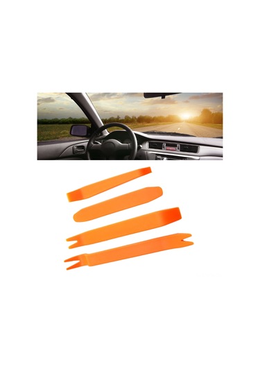 Maiyame Plastik Çekiç Aracı Seti - Araç Ses Sistemi Ve İç Dekorasyon Panelleri Montajı Ve Çıkarımı İçin 4'lü Abs Gereç Takımı