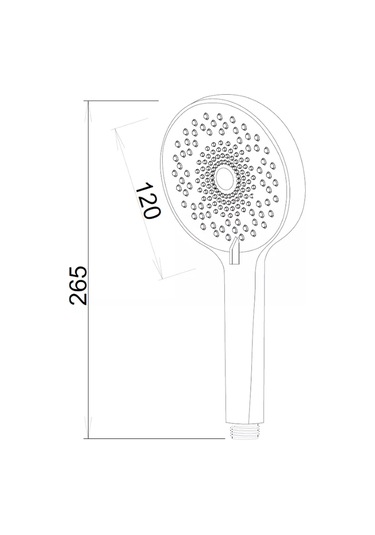 Esko Banyo İçin Duş Başlığı 218690256 Krom