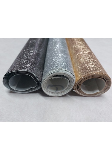 Lanse Suni Deri Yapışkanlı Altın Suni Deri 1 Adet 100 CM x 140 CM
