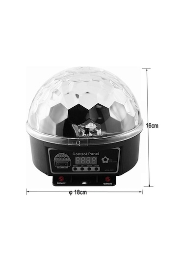 Quenlite QX-61 RGBW DMX512 Sahne Küre Led Disko Işık Sistemi